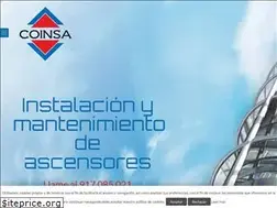 Sites similar to ascensorescoinsa.com