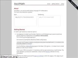 Sites similar to asciimath.org