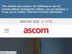 Sites similar to ascom.co
