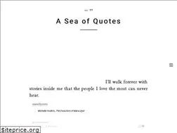 Sites similar to aseaofquotes.com