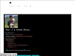 Sites similar to aseemshrey.in