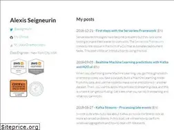 Sites similar to aseigneurin.github.io