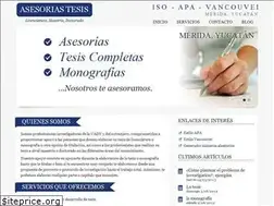 Sites similar to asesoriastesis.com