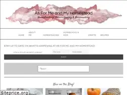 Sites similar to asformeandmyhomestead.com