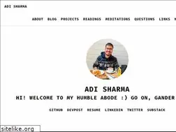 Sites similar to asharma.me