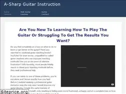 Sites similar to asharpguitarinstruction.com