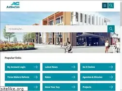 Sites similar to ashburtondc.govt.nz