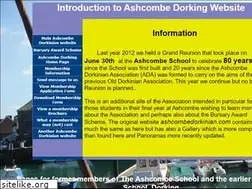 Sites similar to ashcombedorking.com