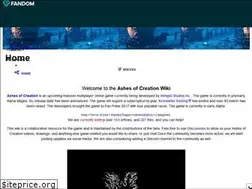 Sites similar to ashesofcreation.wikia.com
