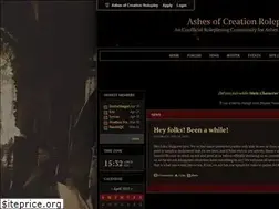 Sites similar to ashesofcreationroleplay.com