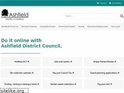 Sites similar to ashfield.gov.uk