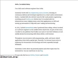 Sites similar to ashishdubey.xyz