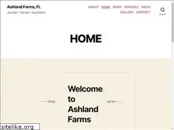 Sites similar to ashlandfarmsfl.com