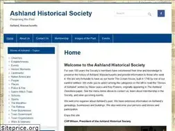 Sites similar to ashlandhistsociety.com
