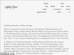 Sites similar to ashleyreneebridal.com