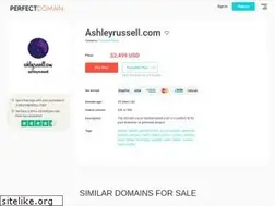 Sites similar to ashleyrussell.com