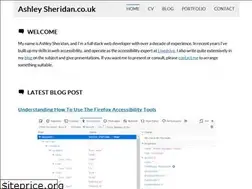 Sites similar to ashleysheridan.co.uk