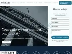 Sites similar to ashmanssolicitors.com