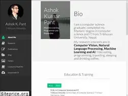 Sites similar to ashokpant.github.io