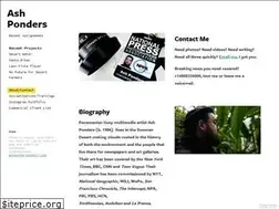 Sites similar to ashponders.com