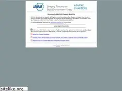Sites similar to ashraechapters.org