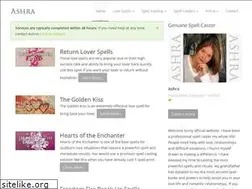 Sites similar to ashraspells.com