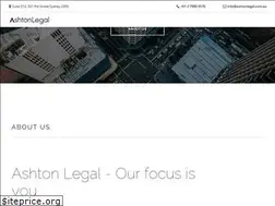 Sites similar to ashtonlegal.com.au