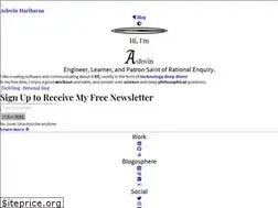 Sites similar to ashwinhariharan.com