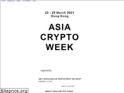 Sites similar to asiacryptoweek.com