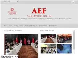 Sites similar to asiaexpertsforum.org