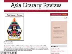 Sites similar to asialiteraryreview.com