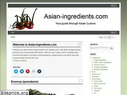 Sites similar to asian-ingredients.com