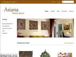 Sites similar to asianahomedecor.com