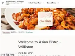 Sites similar to asianbistrowilliston.com