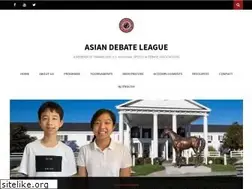 Sites similar to asiandebateleague.com