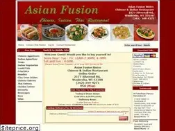 Sites similar to asianfusionwaukesha.com