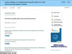 Sites similar to asiapharmaceutics.info
