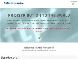 Sites similar to asiapresswire.com