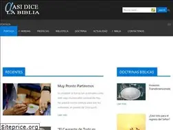 Sites similar to asidicelabiblia.com