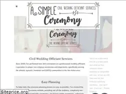 Sites similar to asimpleceremony.org