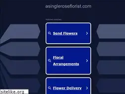 Sites similar to asingleroseflorist.com