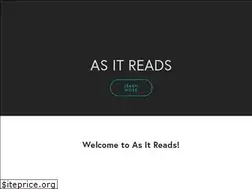 Sites similar to asitreads.com