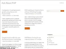 Sites similar to askaboutphp.com