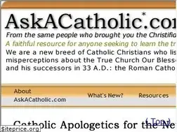 Sites similar to askacatholic.com