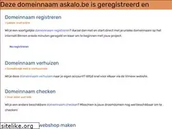Sites similar to askalo.be