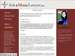 Sites similar to askamusiclawyer.com