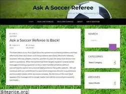 Sites similar to askasoccerreferee.com