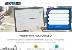 Sites similar to askforseo.com
