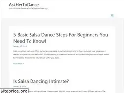 Sites similar to askhertodance.com