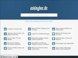 Sites similar to askingbox.de